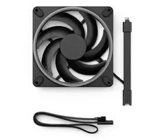 kompiuterio ventiliatorius - Fractal Design Momentum 14 RGB 3-pack Juodas (Black) - 4 nuotrauka