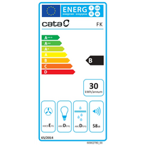 gartraukis cata - CATA FK SLIM 6000 BK Juodas (Black) - 2 nuotrauka