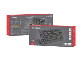 tkl keyboard - Genesis THOR 230 TKL | Mechanical Gaming Keyboard | Wired | US | Black | USB Type-A | Linear | NKG-2077 - 2 nuotrauka