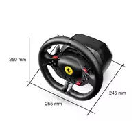 racing vairai - Thrustmaster T98-P Ferrari 296 GTB Vairas su Pedalais (Juodas/Black) PS4/PS5/PC - 2 nuotrauka
