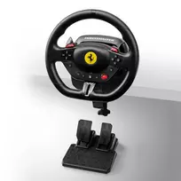 racing vairai - Thrustmaster T98-P Ferrari 296 GTB Vairas su Pedalais (Juodas/Black) PS4/PS5/PC - 4 nuotrauka