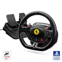 racing vairai - Thrustmaster T98-P Ferrari 296 GTB Vairas su Pedalais (Juodas/Black) PS4/PS5/PC - 5 nuotrauka