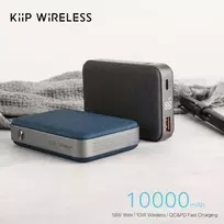 baterija isorine 12v - Orsen EW35 Wireless Power Bank 10000mAh black - 8 nuotrauka