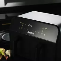 oro gruzdintuve dual - Petra PT4750BLKVDEEU7 Dual Air Juodas 3,7L - 6 nuotrauka