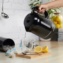 elektrinis virdulys 1.7l - Petra PT5572BLKVDE Juodas (Black) - 3 nuotrauka