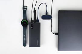 energa - Sponge Energy 30 000, 30000 mAh, 22.5 W, pilka - 4 nuotrauka