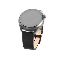 quick release 20mm - Fixed | Leather Strap with Quick Release 20mm for Smartwatch | Black | FIXLST-20MM-BK - 2 nuotrauka