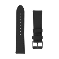quick release 20mm - Fixed | Leather Strap with Quick Release 20mm for Smartwatch | Black | FIXLST-20MM-BK - 3 nuotrauka