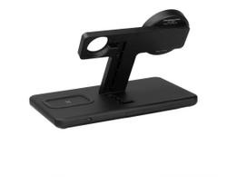 belaidis pakrovejas - Fixed | MagPowerstation 3-in-1 wireless charging stand with MagSafe mount support | FIXMPOS-BK | Black - 7 nuotrauka