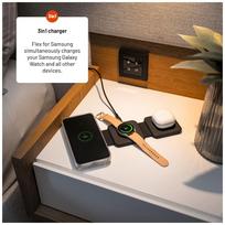 wireless magsafe charger - Fixed | Wireless Foldable Charger 3in1 Flex for Samsung | FIXFLE-SA-BK | Black - 3 nuotrauka