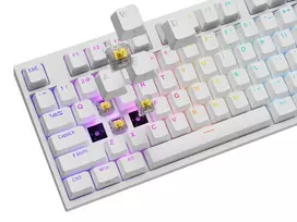 klaviatura zaidimams - Genesis Thor 404 | Mechanical Gaming Keyboard | Wired | US | White | USB | Gateron Yellow Pro | NKG-2299 - 3 nuotrauka