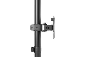 17 monitor - DIGITUS DA-90438 Dual Monitor Mount, Juodas (Black) - 4 nuotrauka