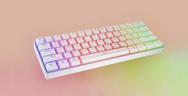 mechanical keyboard bluetooth - Genesis | THOR 660 G2 | Gaming keyboard | Wireless/Wired | US | White | 2.4 GHz, Bluetooth, USB | Tactile | NKG-2197 - 2 nuotrauka