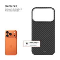 aramid deklas - Fixed MagVelar | Back cover | Apple | iPhone 17 Pro | Aramid | Black | MagSafe Support | FIXVM-1602-BK - 5 nuotrauka