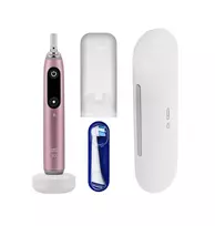 elektrinis dantu sepetelis oral b 9 - Oral-B iO Series 9 Rožinis Kvarcas (Rose Quartz) - 7 nuotrauka