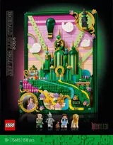 wicked lego - LEGO Wicked Emerald City kabinamas meno kūrinys 75685 - 8 nuotrauka