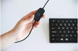 usb c laidines ausines - KENSINGTON H2000 USB-C Headset | K83451WW - 7 nuotrauka