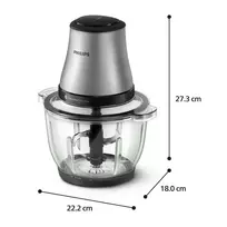 1 1 2 - Philips HR1503/00 Smulkintuvas (Chopper) 500W - 5 nuotrauka
