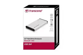 hdd ssd 2 5 korpusas - SSD/HDD CASE 2.5" USB3.1/TS0GSJ25S3 TRANSCEND - 3 nuotrauka