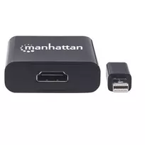 hdmi mini displayport - Manhattan Mini DisplayPort į HDMI adapteris 152570 Juodas (Black) - 4 nuotrauka