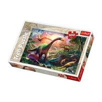 Dėlionė Trefl Dinosaur Country 16277, 100 dalių
