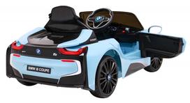 bmw masina - Ramiz Vaikiškas elektromobilis BMW I8 LIFT, mėlynas (Blue) - 6 nuotrauka