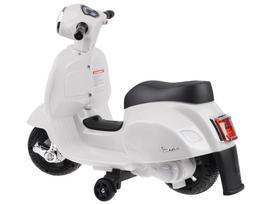 motociklai vaikams - Jokomisiada VESPA motoroleris su akumuliatoriumi PA0238, baltas (White) - 9 nuotrauka