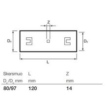 pvc vamzdziai senukai - Dviguba mova Wavin Drain Pipe Coupling PVC 80mm Brown - 2 nuotrauka