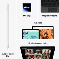 ipad tele2 - Apple iPad Air 11" M4 Wi-Fi + Cellular 512GB Space Gray (Pilkas) - 5 nuotrauka