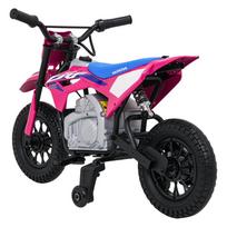 motociklai honda - Elektrinis motociklas HONDA CFR450R, Pink - 15 nuotrauka