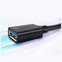 usb prailginimo - Ugreen USB 3.0 extended cable 2m Black - 4 nuotrauka