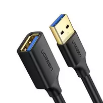 usb prailginimo - Ugreen USB 3.0 extended cable 2m Black - 6 nuotrauka