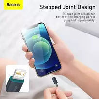 usb lightning laidas baseus - Baseus CALD000516 Gray - 9 nuotrauka