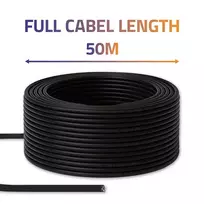 kabelis cat6 ethernet - Qoltec UTP Patchcord Kabelis CAT6 50m Juodas (Black) - 2 nuotrauka