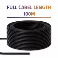 pata - Qoltec UTP Patchcord Kabelis CAT6 100m Juodas (Black) - 2 nuotrauka