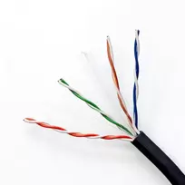 pata - Qoltec UTP Patchcord Kabelis CAT6 100m Juodas (Black) - 3 nuotrauka