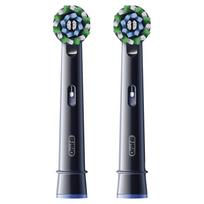 dantu sepetelio antgaliai oral b - Oral-B EB50-2 Cross Action Pro, juoda (Black), 2 vnt. - 3 nuotrauka