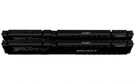 64 ddr5 ram - Kingston FURY Beast Juodas (Black) 128GB (2x64GB) 5600MHz DDR5 CL40 DIMM - 12 nuotrauka