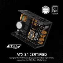 12vhpwr corsair - Corsair SF1000 1000W - 4 nuotrauka