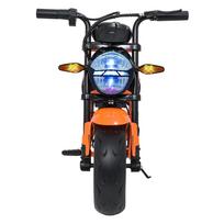 vaikiskos transportas - Elektrinis motociklas SUPERMOTO, Orange - 2 nuotrauka