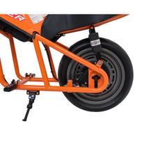 vaikiskos transportas - Elektrinis motociklas SUPERMOTO, Orange - 9 nuotrauka