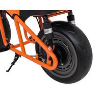 vaikiskos transportas - Elektrinis motociklas SUPERMOTO, Orange - 10 nuotrauka