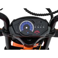 vaikiskos transportas - Elektrinis motociklas SUPERMOTO, Orange - 15 nuotrauka