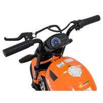 vaikiskos transportas - Elektrinis motociklas SUPERMOTO, Orange - 17 nuotrauka