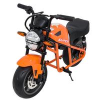vaikiskos transportas - Elektrinis motociklas SUPERMOTO, Orange - 18 nuotrauka