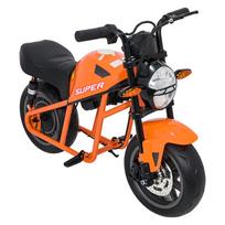 vaikiskos transportas - Elektrinis motociklas SUPERMOTO, Orange - 19 nuotrauka