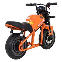vaikiskos transportas - Elektrinis motociklas SUPERMOTO, Orange - 21 nuotrauka