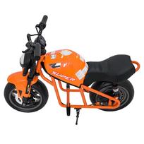 vaikiskos transportas - Elektrinis motociklas SUPERMOTO, Orange - 23 nuotrauka