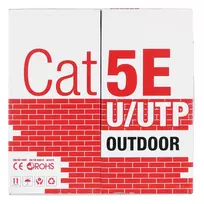 utp kabelis juodas - A-Lan Patch Cable UTP CAT 5e 305m Black - 2 nuotrauka