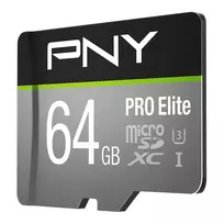 atminties kortele v30 u3 - PNY Pro Elite, 64 GB - 4 nuotrauka
